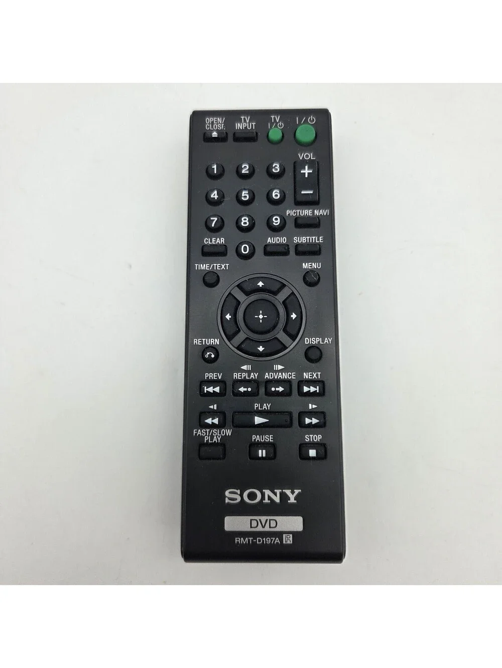 Genuine Sony RMT-D197A Remote Control OEM For DVP-SR210P DVP-SR510H DVD Players